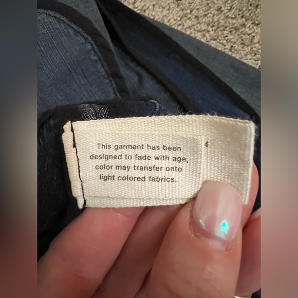 Anthropologie Denim Peplum Jean Jacket - Picture 7 of 11